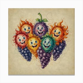 Grapes 24 Canvas Print