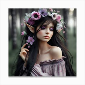 Elven Girl Canvas Print