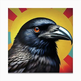 Raven 3 Canvas Print