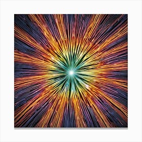 Burst Of Light 2 Canvas Print