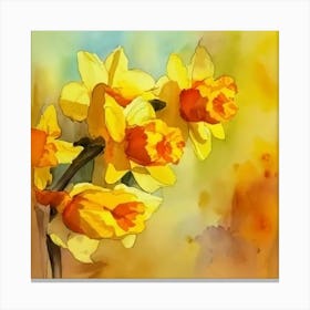 Daffodils Canvas Print