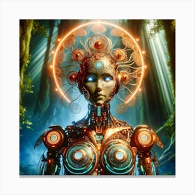 A Female Android Canvas Print