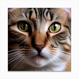 Cat Stares At The Camera Canvas Print