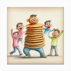 Pancakes 4 Canvas Print