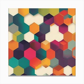 Abstract Geometric Pattern 43 Canvas Print