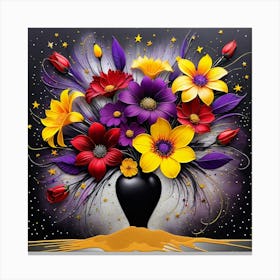 Flowers In A Vase 38 Canvas Print