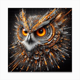 Iron Owl Canvas Print