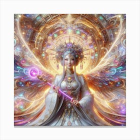 Angel Of The Sky 1 Canvas Print
