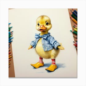 Ducky 40 Canvas Print