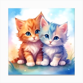 cute kitten 2 Canvas Print