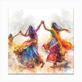 Holi Dance Canvas Print