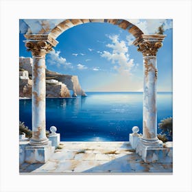 Archway To The Sea 1 Canvas Print