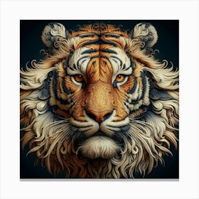 Tiger Head 4 Canvas Print