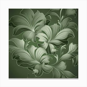 Floral Pattern Vector Canvas Print