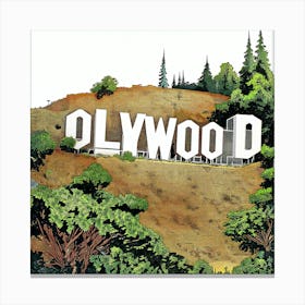 Ol'Hollywood Canvas Print