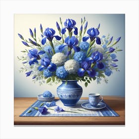 Blue Iris Canvas Print