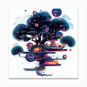 Tree Of Life 60 Canvas Print