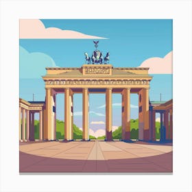 Brandenburg Gate 8 Canvas Print