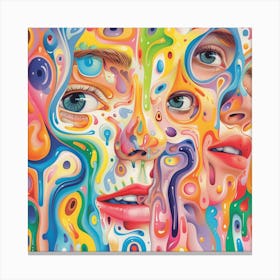 Abstract Painting Canvas Print