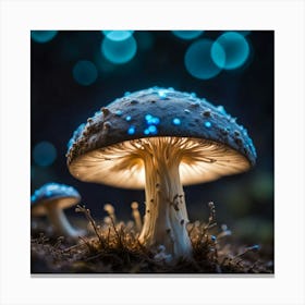 Mushroom Bokeh Canvas Print