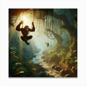 Jungle Of The Jungle Canvas Print