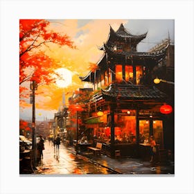 China Town 3 Canvas Print