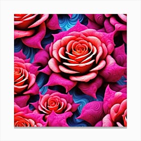 Rose Bed 1 Canvas Print