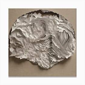 Paper Sculpture Canvas Print