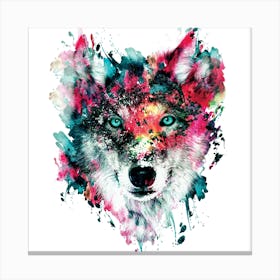 Wolf Square Canvas Print