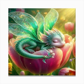 The Sleepy Dragon Canvas Print