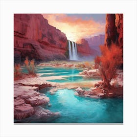 Sunset At The Grand Canyon 3 Canvas Print