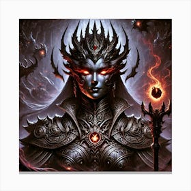 Queen Sorath Portrait 3 Canvas Print