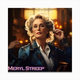 Meryl Streep 1 Canvas Print