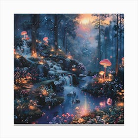 Fairytale Forest, Impressionism and Realism Canvas Print