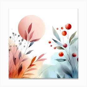 Watercolor Background Canvas Print