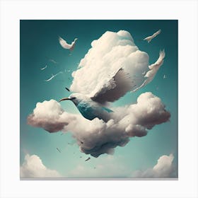 Bird In The Sky Canvas Print