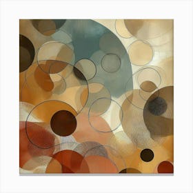 Abstract Circles 36 Canvas Print