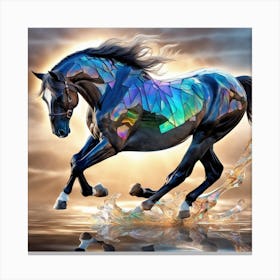 Rainbow Horse Canvas Print