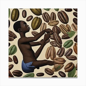 'Coffee Beans' 1 Canvas Print