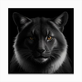 Night Feline Canvas Print
