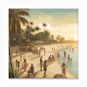 Hawaiian Beach Canvas Print