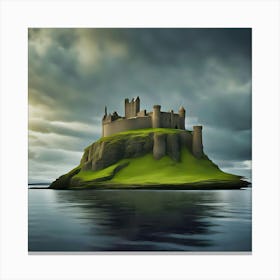 Castle On The Island Canvas Print