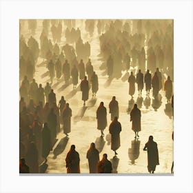 Buddhist Monks 10 Canvas Print