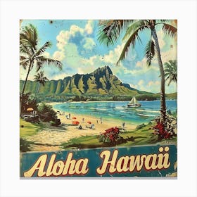 Aloha Hawaii Canvas Print