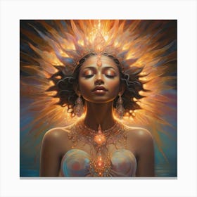 Goddess Of Fire Art print Canvas Print