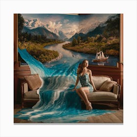 'Swan Lake' Canvas Print