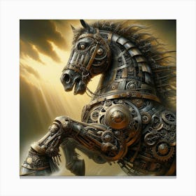 Steampunk Horse 2 Canvas Print