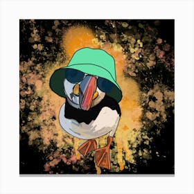 Oasis Puffin Canvas Print