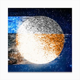 Abstract Moon 2 Canvas Print