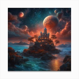 Castle In The Sky Canvas Print